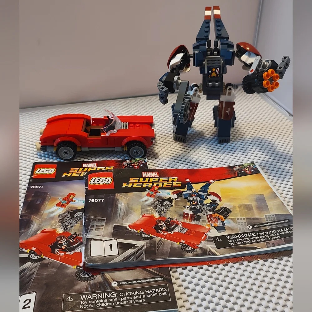 LEGO 76077 Marvel Super Heroes Iron Man Detroit Steel Strikes, No Minifigures